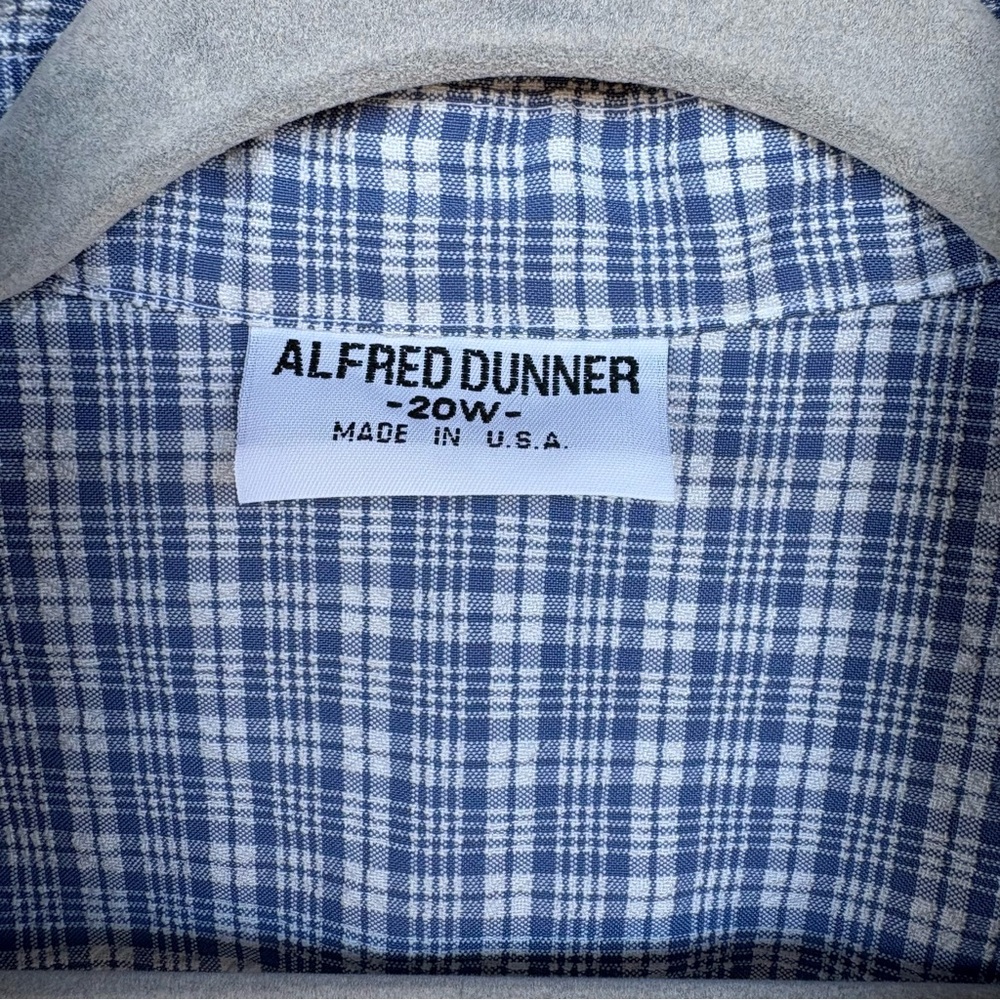 Blue Plaid Button-Up Jacket - image 4